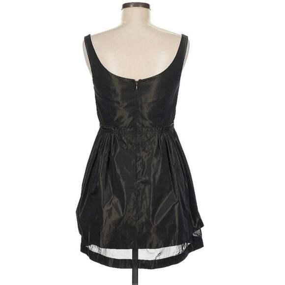 BCBGeneration Bronze Taffeta Cocktail Dress Size 8 - Picture 3 of 8